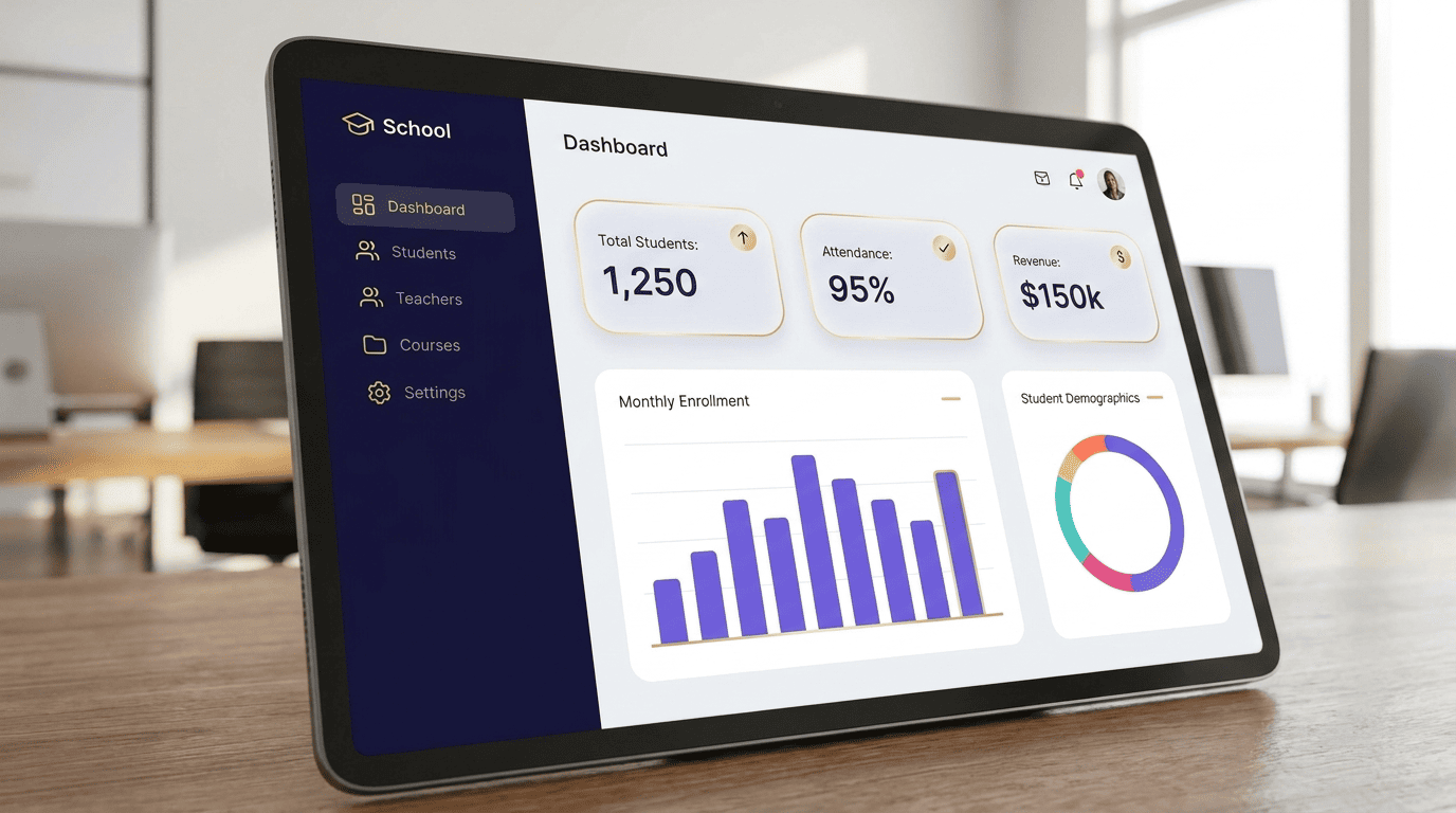 Admin dashboard